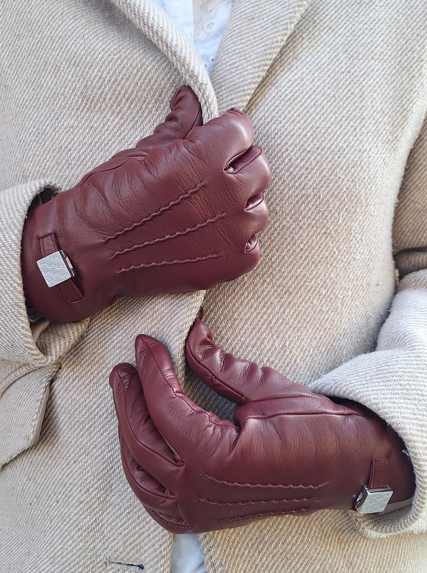 Gants Bordeaux